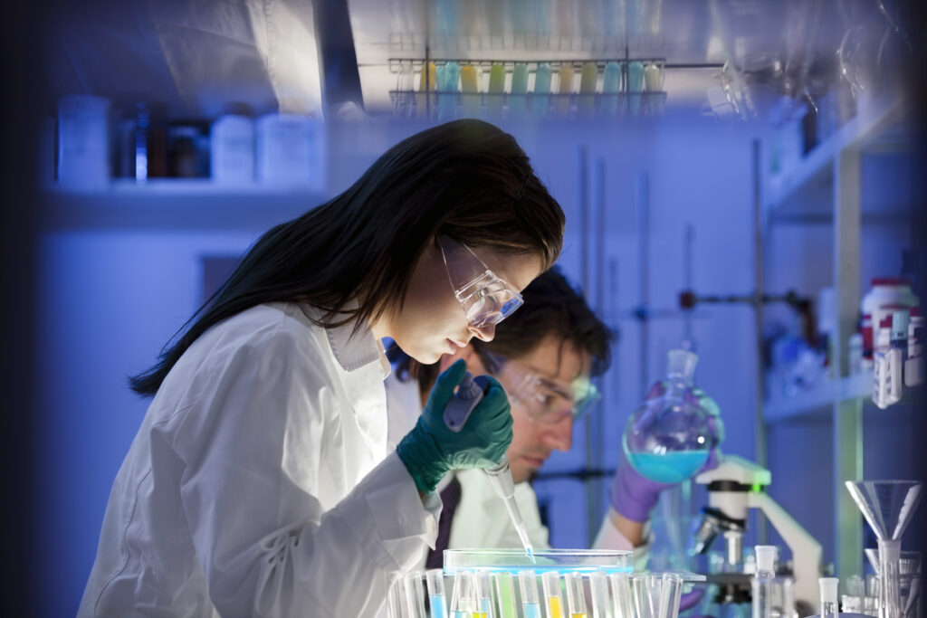 group of Scientist In Laboratory